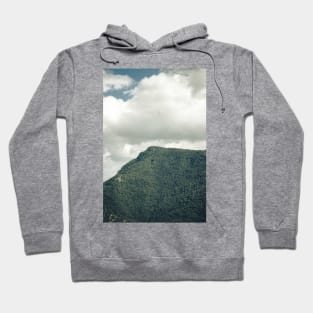 Green Solitary Mountain Hoodie